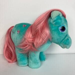 My Little Pony G1 Hasbro Softies Bow Tie 8" Plush Stuffed Vintage 80s Toy MLP